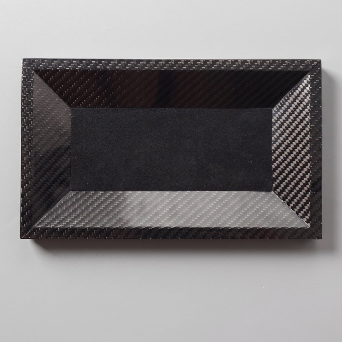 Carbon Tray 01, Signature Edition mit Alcantara, von oben